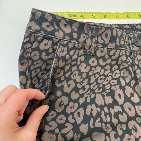 Sanctuary Brown Leopard Cropped Pant Size 27 - Picture 8 of 13